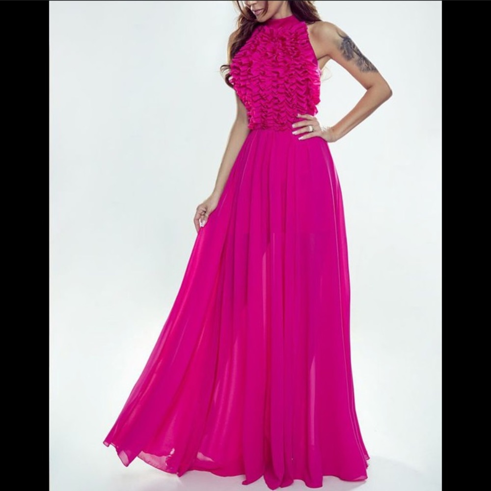 Beautiful Summer Fuchsia Dress-Brand New!